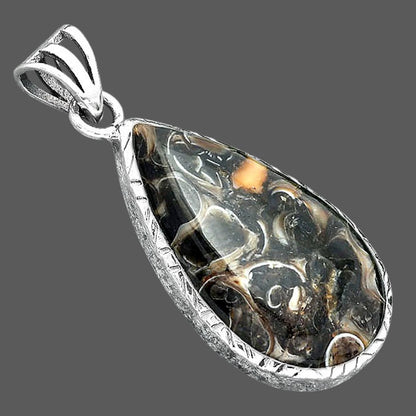 Natural Turtella Jasper - USA Pendant P-1079 SDP156820