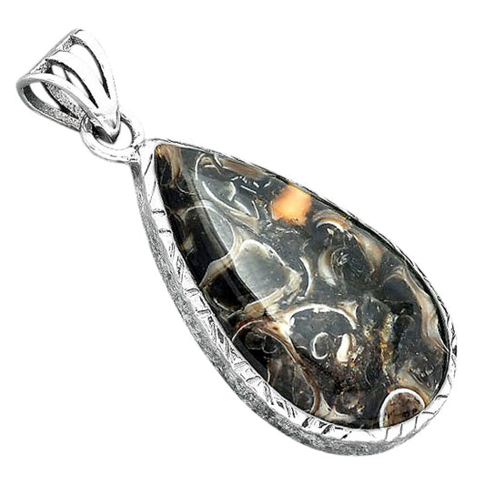 Natural Turtella Jasper - USA Pendant P-1079 SDP156820