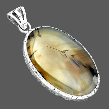 Natural Montana Agate - USA Pendant P-1079 SDP156821