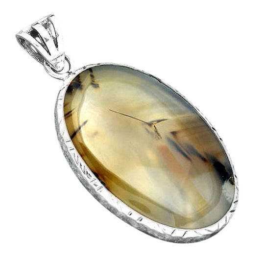 Natural Montana Agate - USA Pendant P-1079 SDP156821