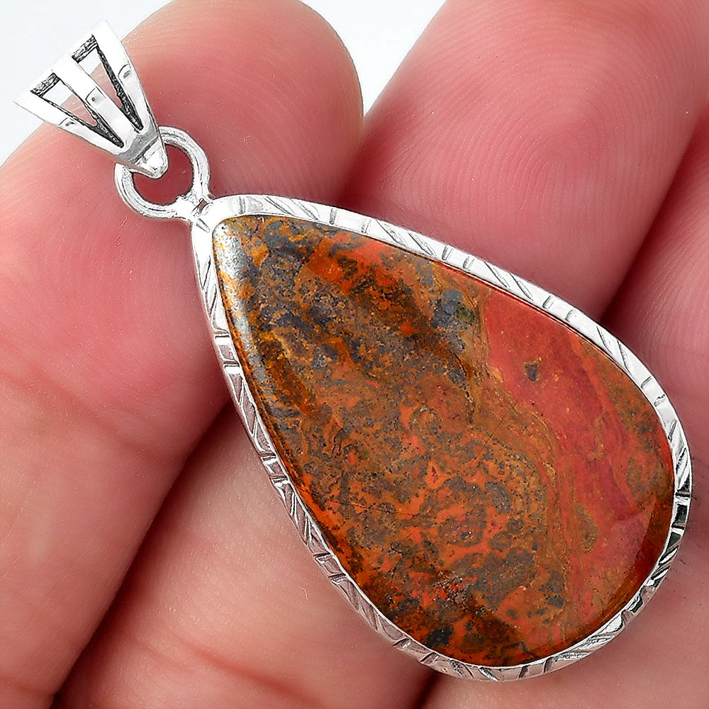 Natural Rare Cady Mountain Agate Pendant P-1079 SDP156828
