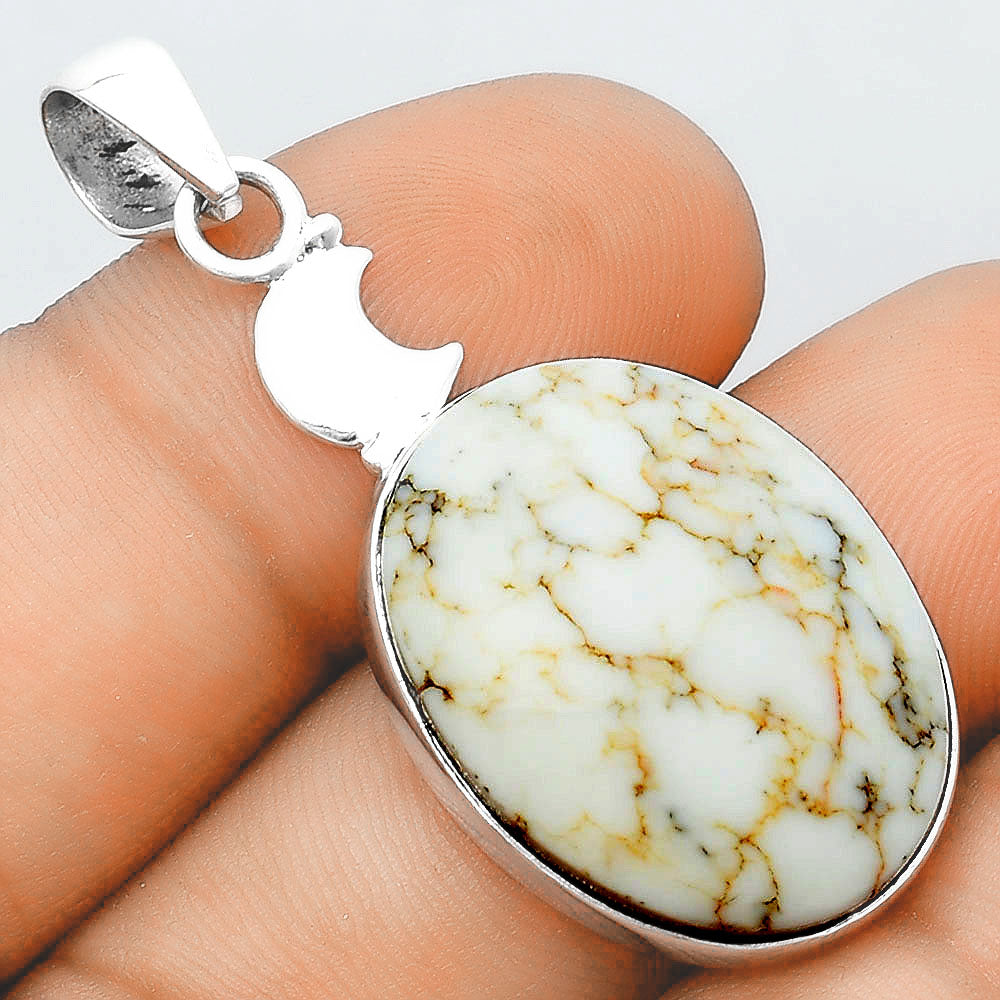 Crescent Moon - Wild Horse Jasper Pendant P-1368 SDP156858