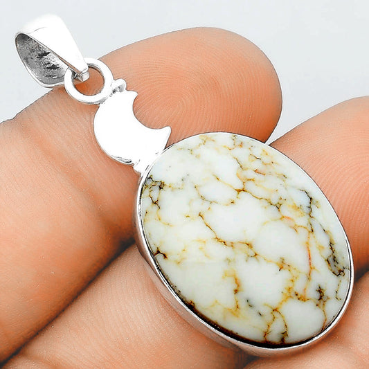 Crescent Moon - Wild Horse Jasper Pendant P-1368 SDP156858