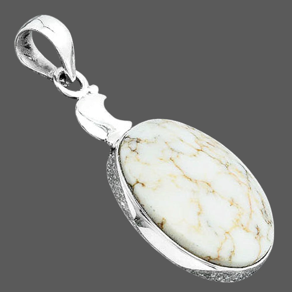Crescent Moon - Wild Horse Jasper Pendant P-1368 SDP156858
