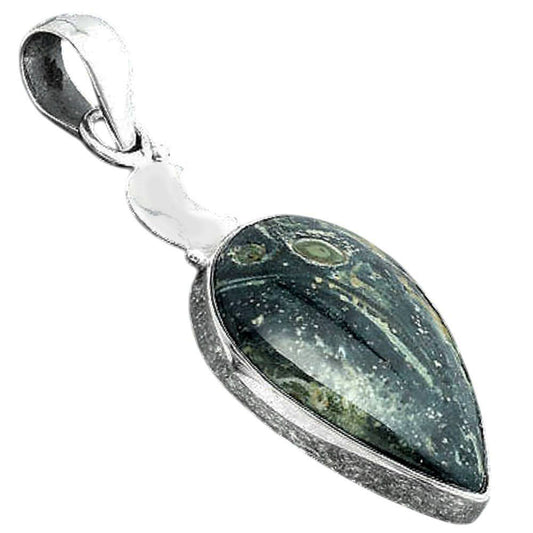 Crescent Moon - Star Galaxy Jasper Pendant P-1368 SDP156866