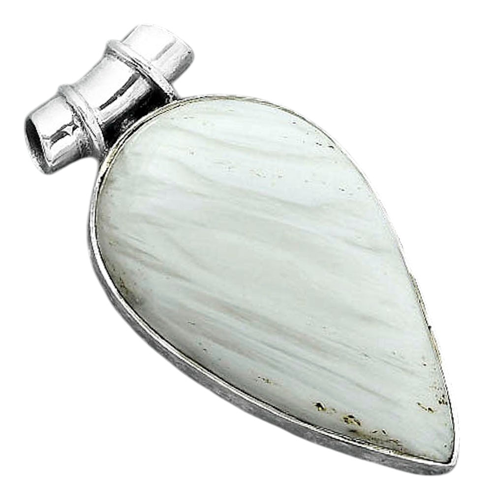 Natural White Scolecite Pendant P-1304 SDP156874