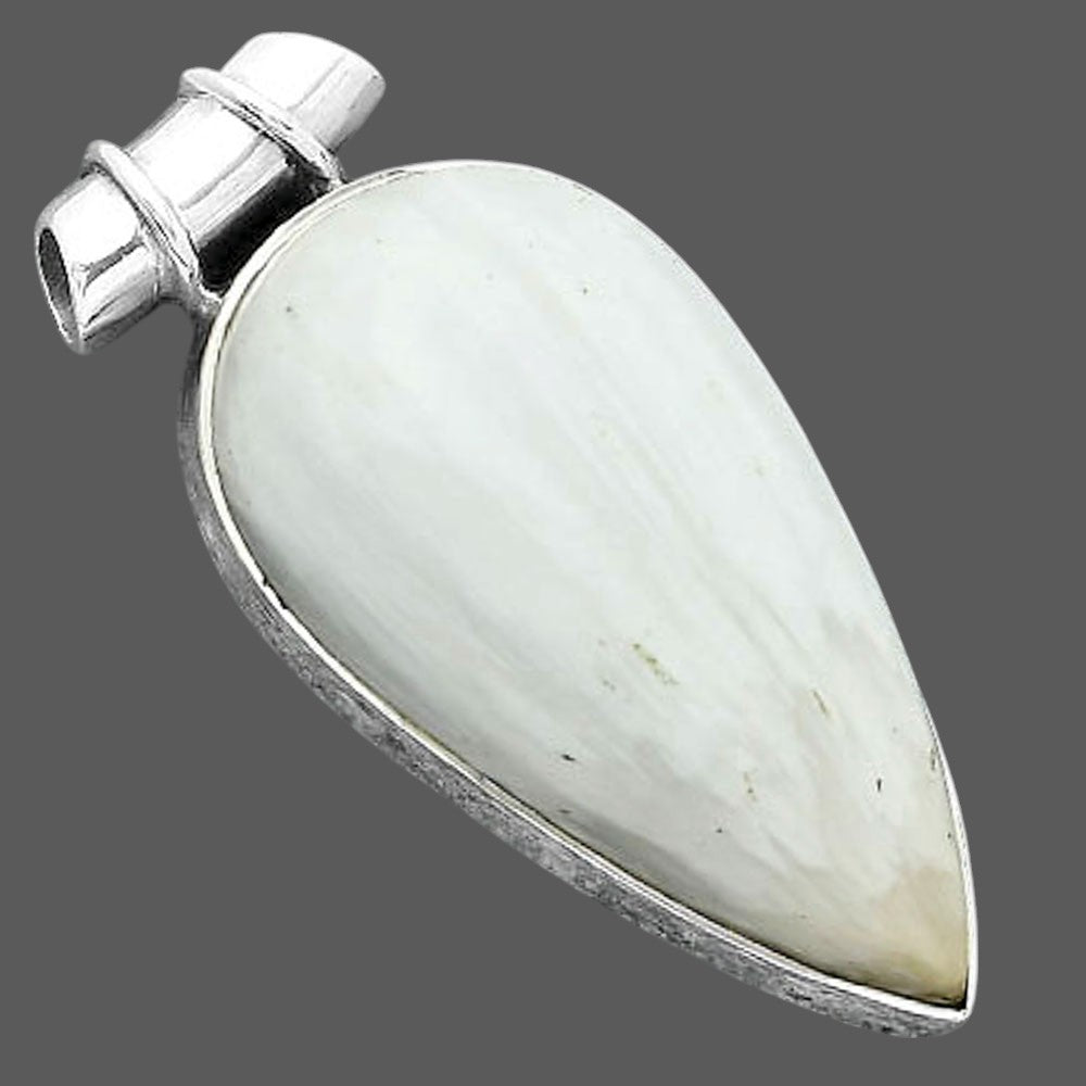 Natural White Scolecite Pendant P-1304 SDP156877