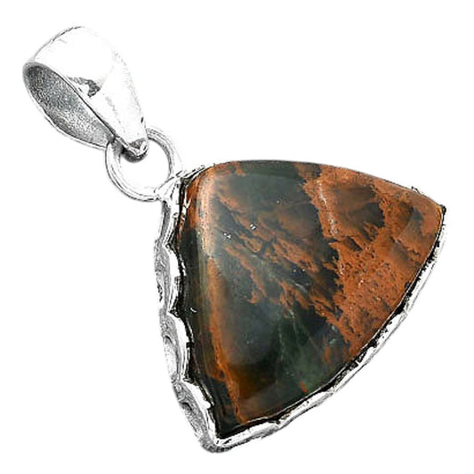 Natural Turkish Rainforest Chrysocolla Pendant P-1637 SDP156922