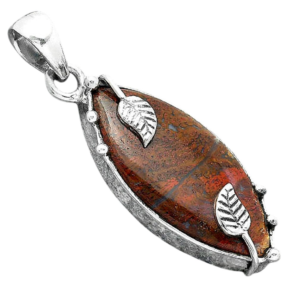 Natural Red Moss Agate Pendant P-1226 SDP156927