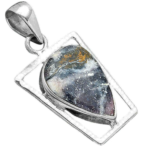 Natural Indian Blanket Jasper Pendant P-1502 SDP156954