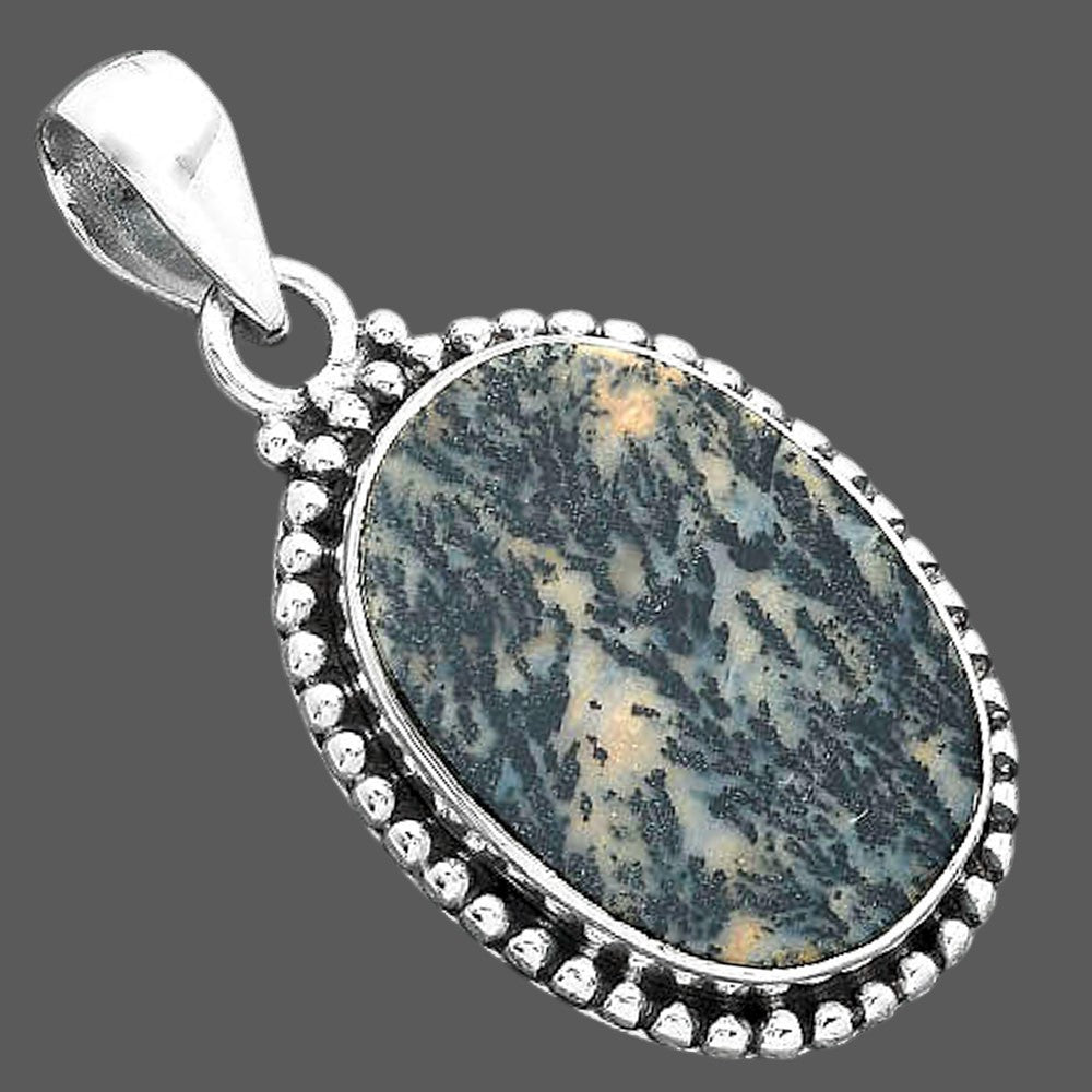 Natural Russian Honey Dendrite Opal Pendant P-1052 SDP156992