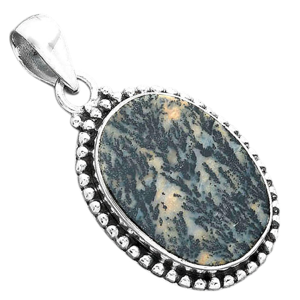 Natural Russian Honey Dendrite Opal Pendant P-1052 SDP156992