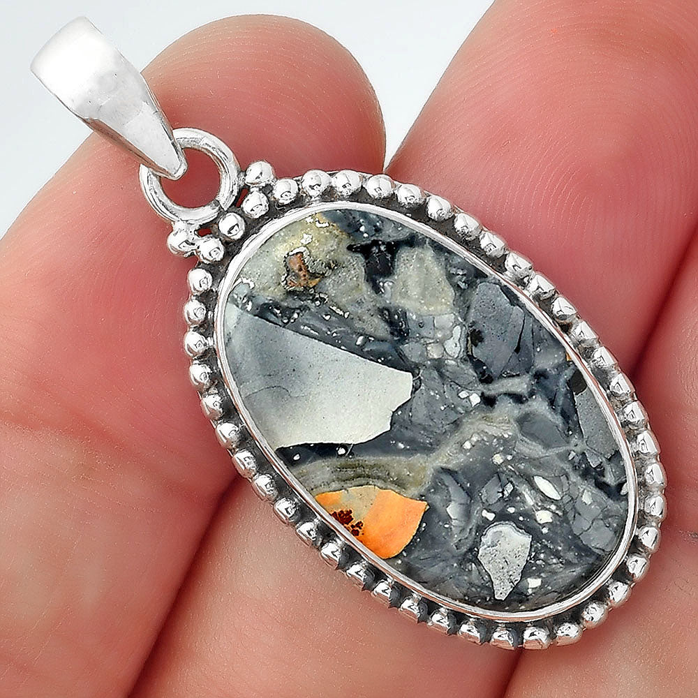 Natural Maligano Jasper - Indonesia Pendant P-1052 SDP156995