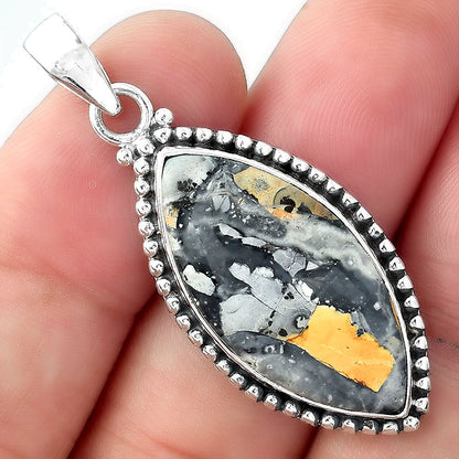 Natural Maligano Jasper - Indonesia Pendant P-1052 SDP156999