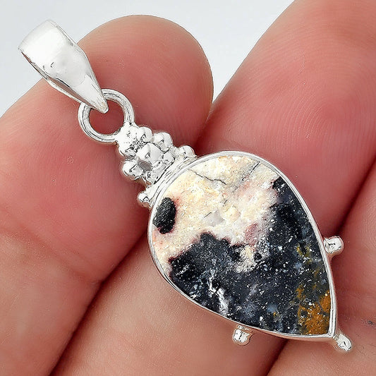 Natural Indian Blanket Jasper Pendant P-1357 SDP157019
