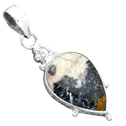 Natural Indian Blanket Jasper Pendant P-1357 SDP157019