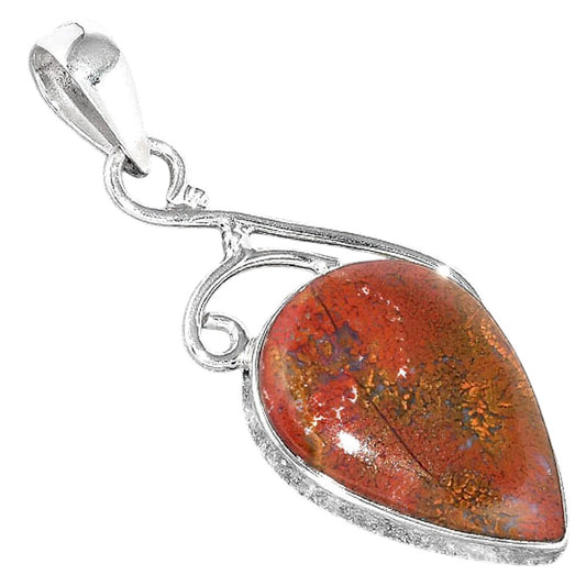 Natural Red Moss Agate Pendant P-1352 SDP157032