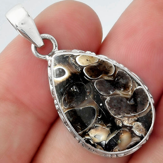 Natural Turtella Jasper - USA Pendant P-1135 SDP157037