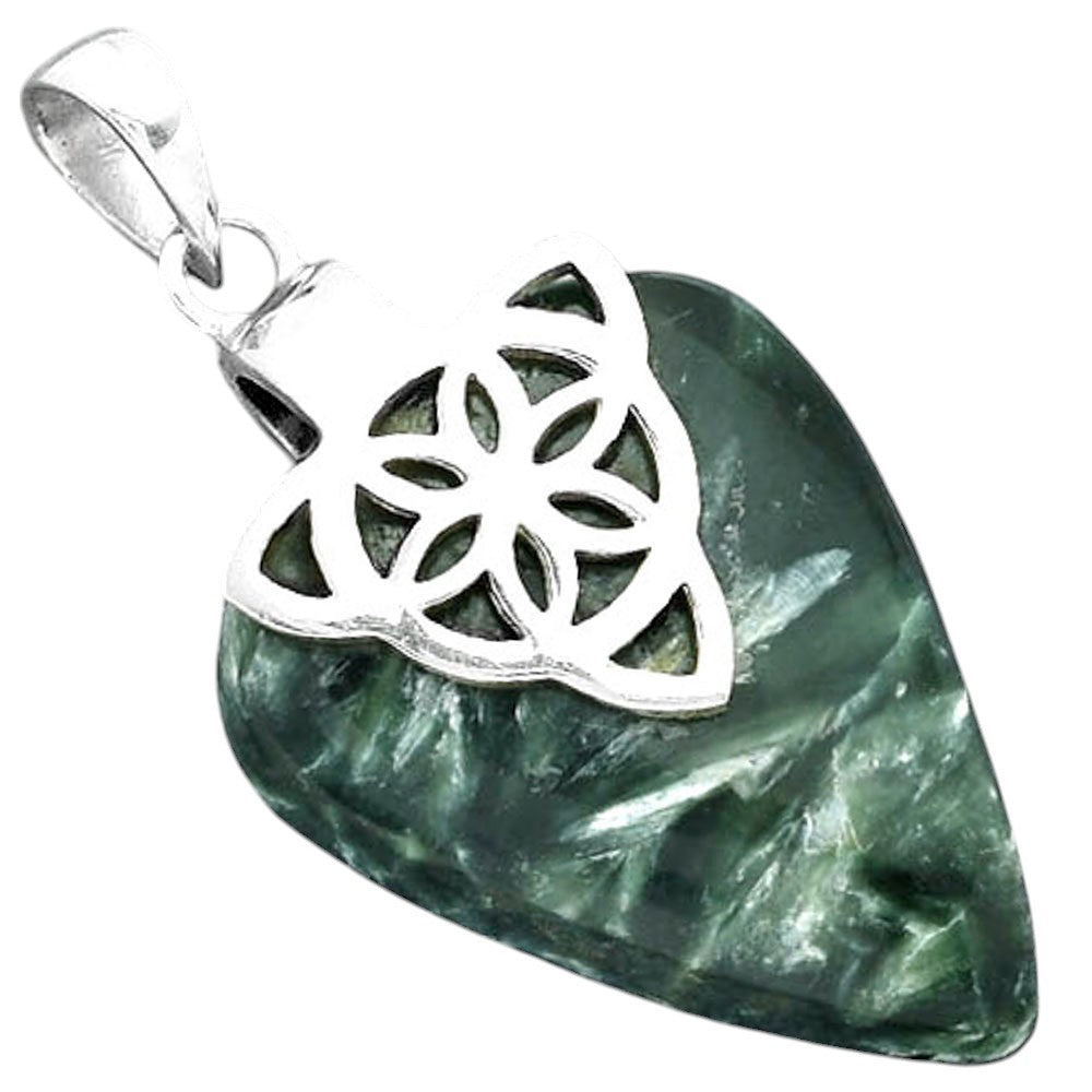 Natural Russian Seraphinite Pendant P-1348 SDP157041