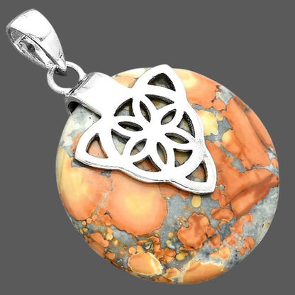 Natural Maligano Jasper - Indonesia Pendant P-1348 SDP157042