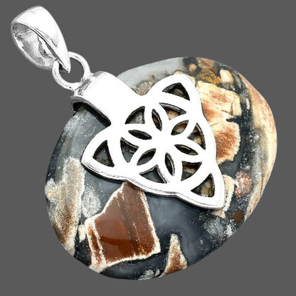 Natural Tabu Jasper Pendant P-1348 SDP157043