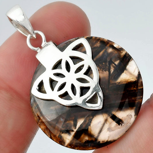 Natural Tube Agate - Turkish Pendant P-1348 SDP157045