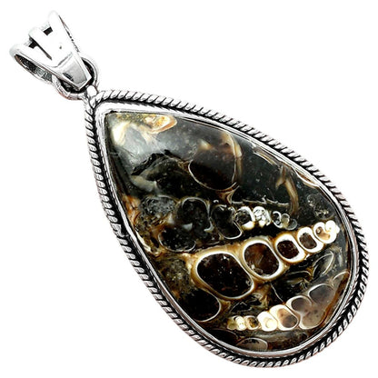 Natural Turtella Jasper - USA Pendant P-1056 SDP157047