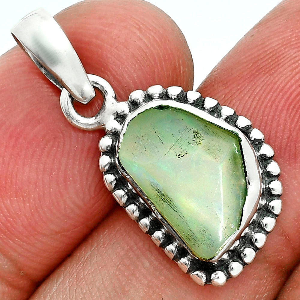 Natural Ethiopian Opal Rough Pendant P-1052 SDP157156