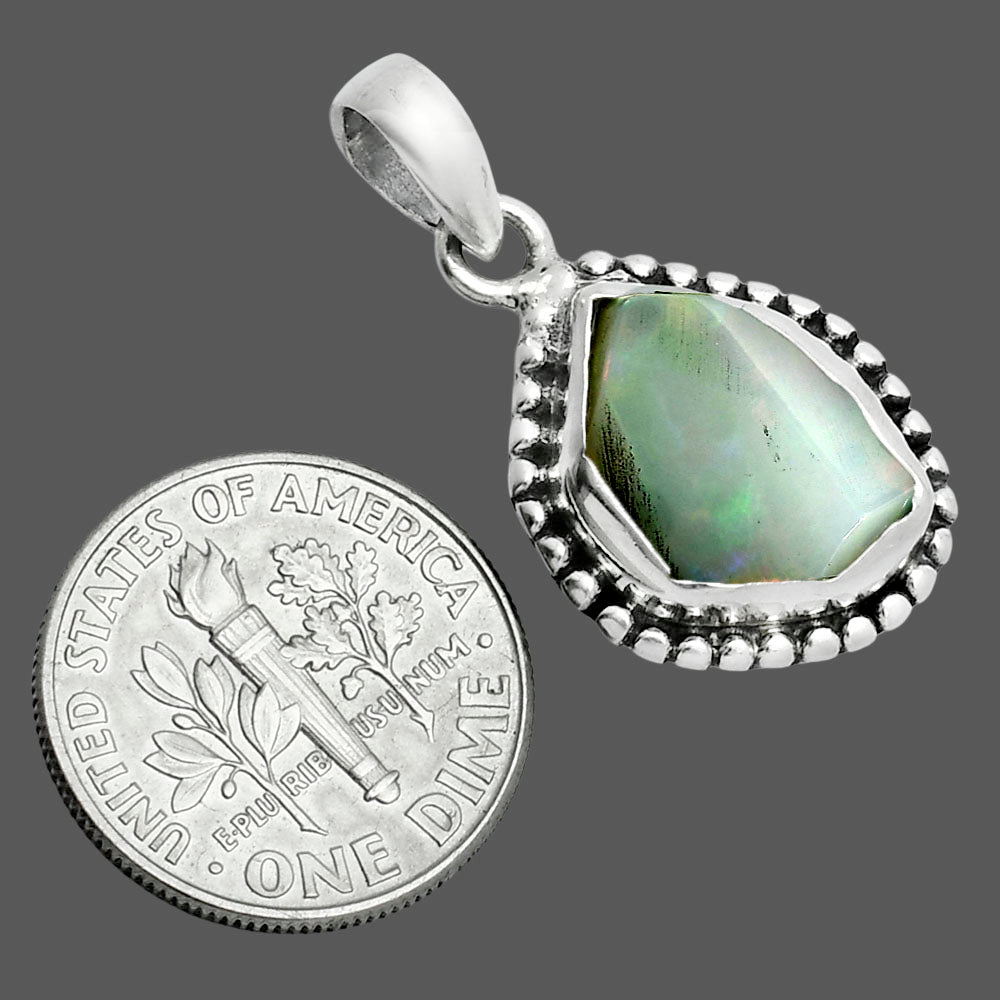 Natural Ethiopian Opal Rough Pendant P-1052 SDP157158