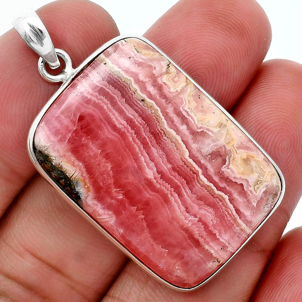 Natural Rhodochrosite Argentina Pendant P-1001 SDP157206