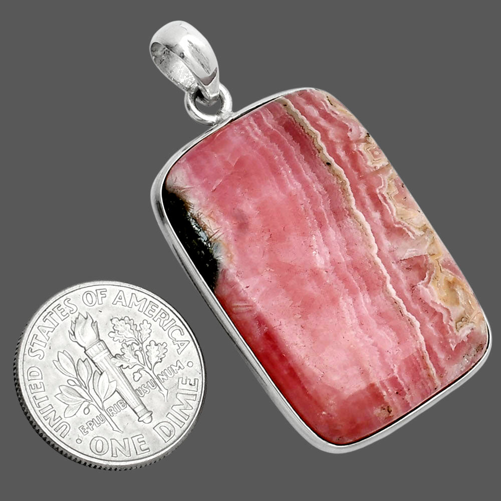 Natural Rhodochrosite Argentina Pendant P-1001 SDP157206