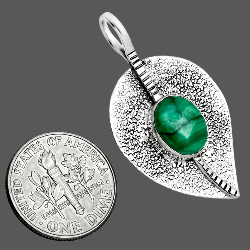 Natural Malachite Eye - Congo Pendant P-1218 SDP157396