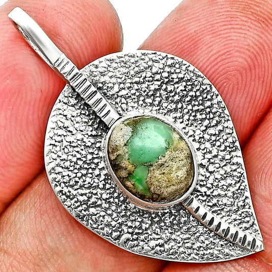 Natural Utah Variscite Pendant P-1218 SDP157406