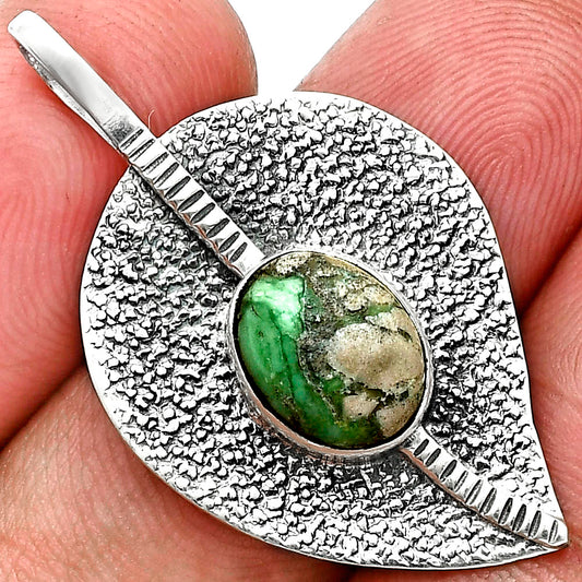 Natural Utah Variscite Pendant P-1218 SDP157410