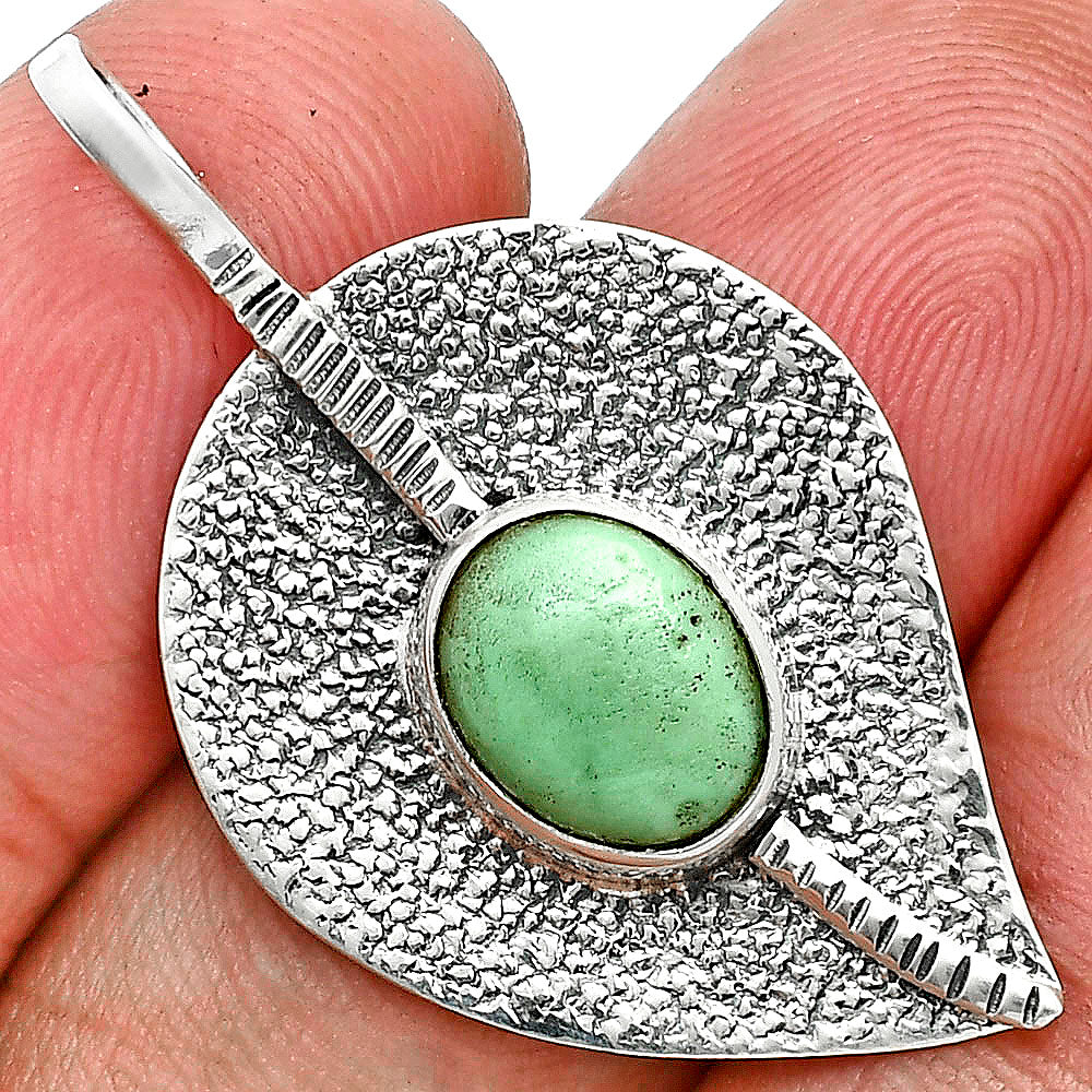 Natural Utah Variscite Pendant P-1218 SDP157412