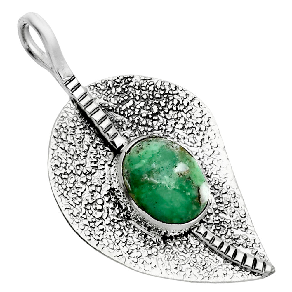 Natural Utah Variscite Pendant P-1218 SDP157414