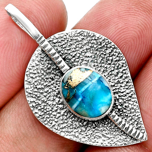Spiny Oyster Turquoise - Arizona Pendant P-1218 SDP157417