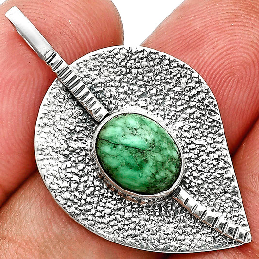 Natural Utah Variscite Pendant P-1218 SDP157419