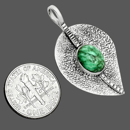 Natural Utah Variscite Pendant P-1218 SDP157419