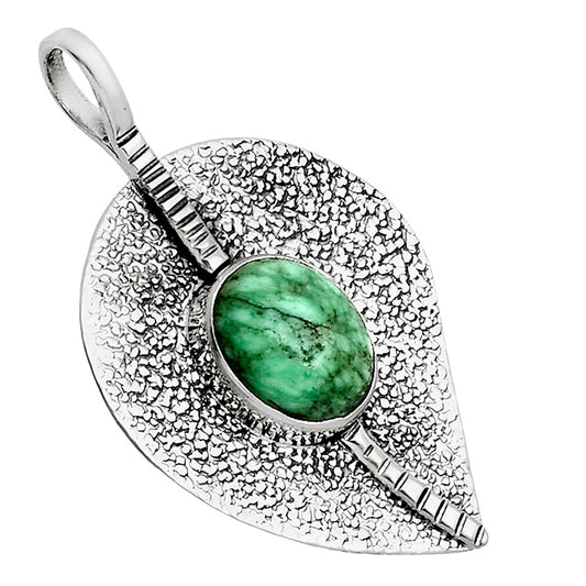 Natural Utah Variscite Pendant P-1218 SDP157419