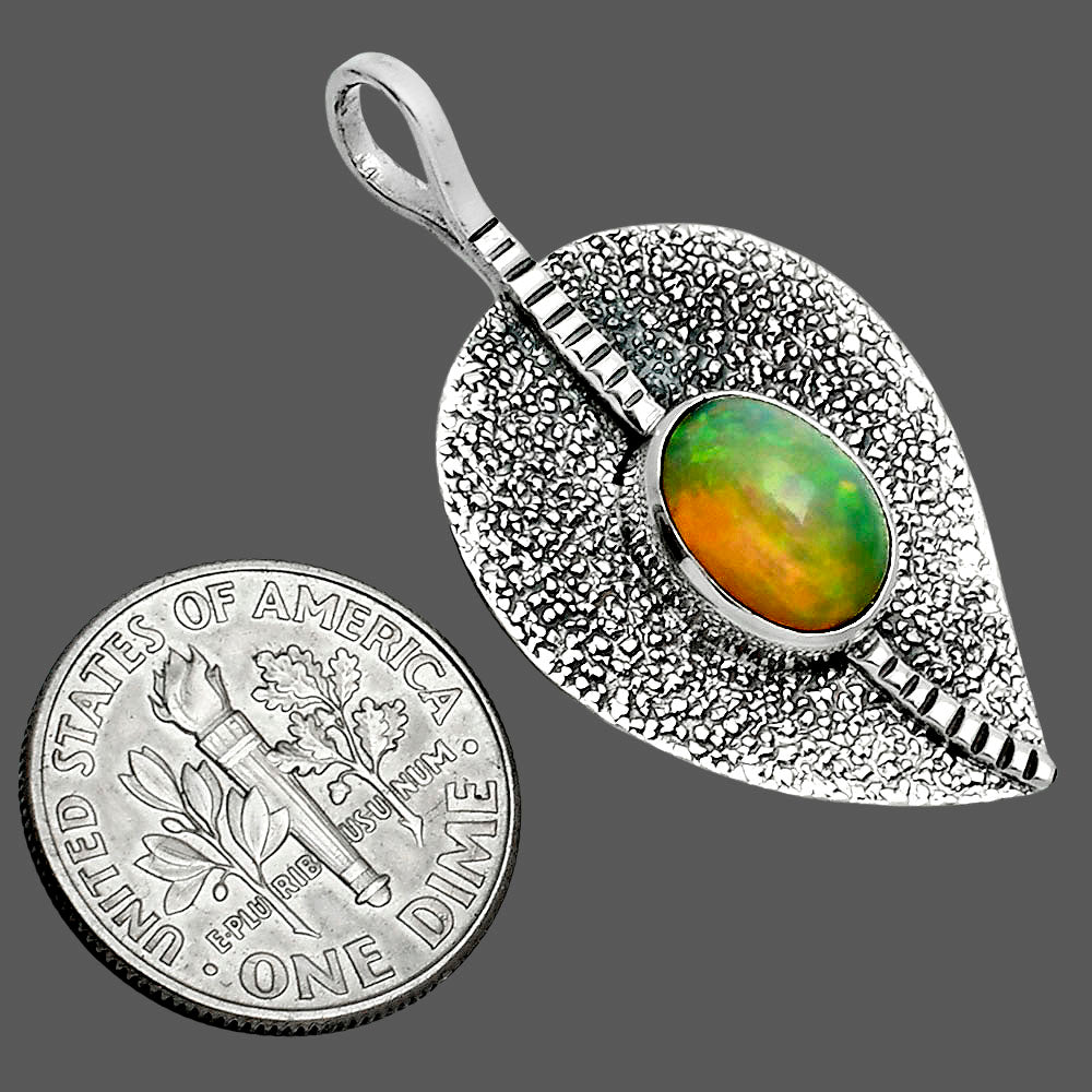 Natural Ethiopian Opal Pendant P-1218 SDP157428