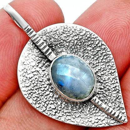Rainbow Moonstone Checker - India Pendant P-1218 SDP157435