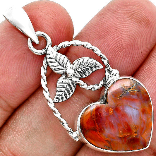 Natural Red Moss Agate Pendant P-1688 SDP157516