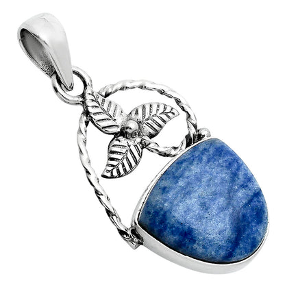 Natural Dumortierite Quartz Pendant P-1688 SDP157517