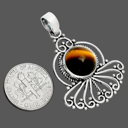 Natural Tiger Eye - Africa Pendant P-1544 SDP157542