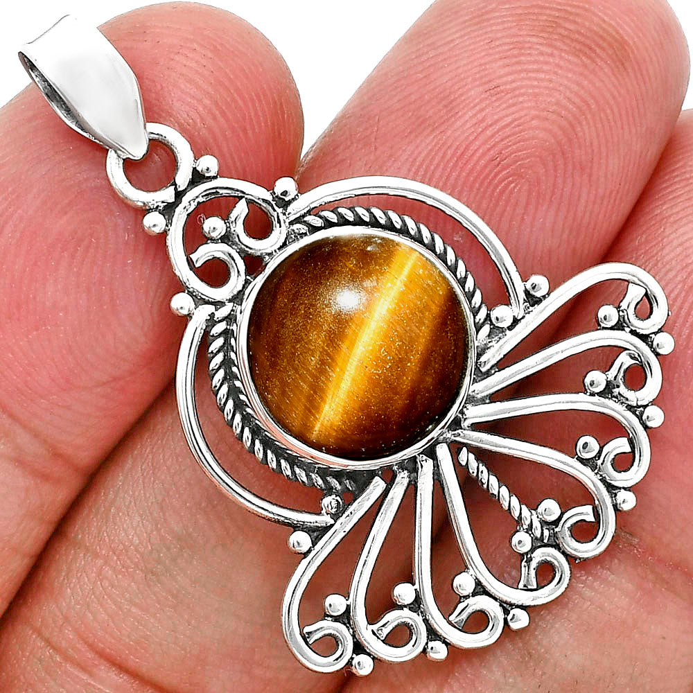Natural Tiger Eye - Africa Pendant P-1544 SDP157544