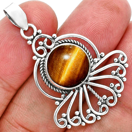 Natural Tiger Eye - Africa Pendant P-1544 SDP157544