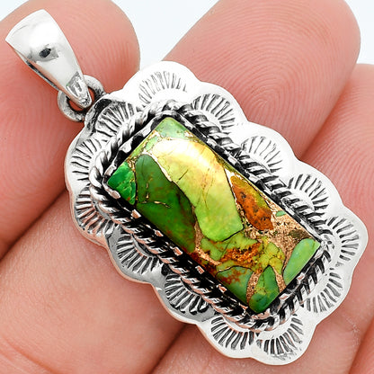 Copper Green Turquoise - Arizona Pendant P-1143 SDP157548