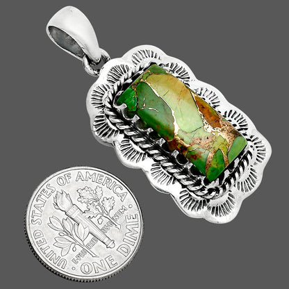 Copper Green Turquoise - Arizona Pendant P-1143 SDP157548
