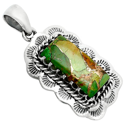 Copper Green Turquoise - Arizona Pendant P-1143 SDP157548